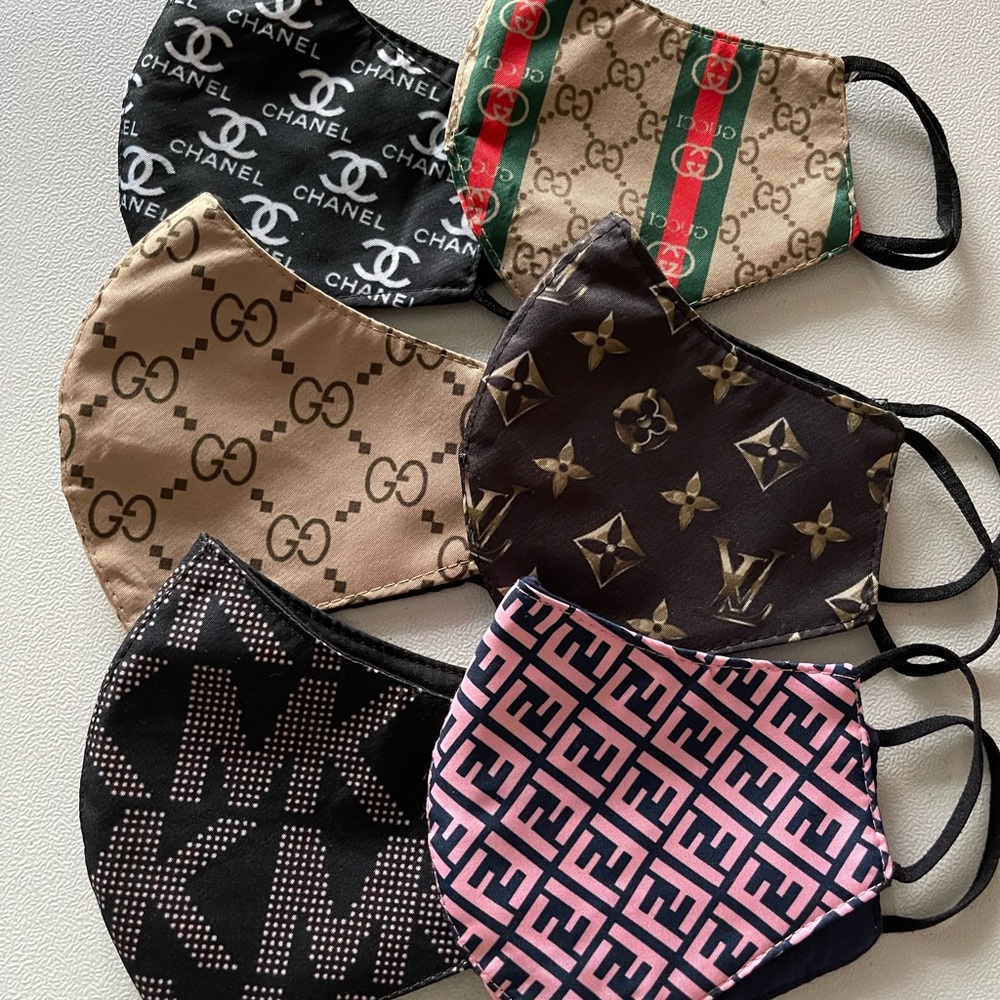 Bundle of 7 New Face Masks (brands)